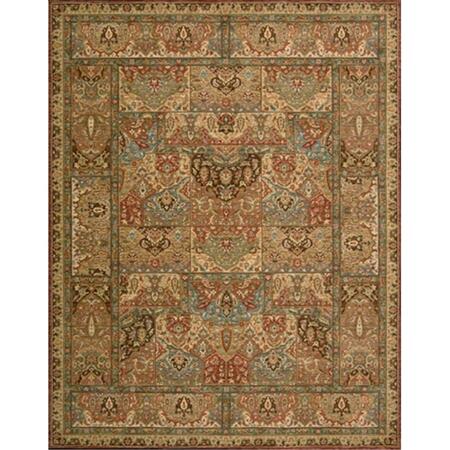 NOURISON Living Treasures Area Rug Collection Multi Color 7 Ft 6 In. X 9 Ft 6 In. Rectangle 99446675507